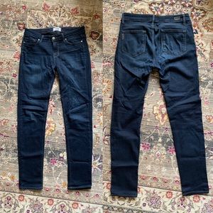 Paige Dark Wash Skinny Jeans